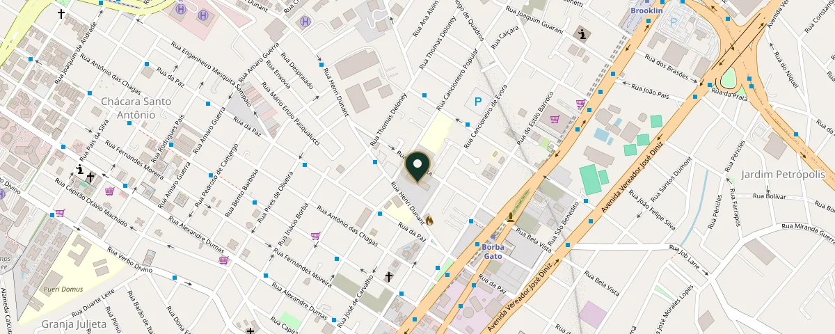 Localização — Rua Bela Vista, 739 - Chácara Santo Antônio, São Paulo - SP